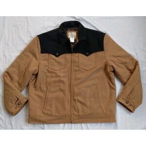 Vintage Cripple Creek Jacket Wool Blend Western Southwestern Rodeo USA Mens XXL